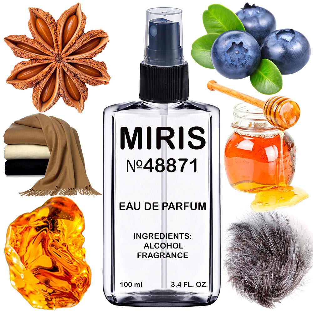 MIRIS No. 48871, Kalemat, Long-Lasting Unisex Eau de Parfum for Women & Men, Spray 100 ml