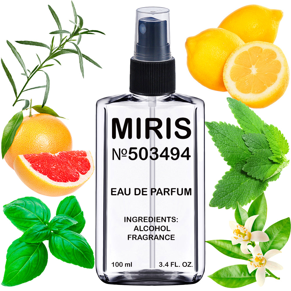 MIRIS No. 503494, Mandarino di Amalfi, Longue duree Unisexe Eau de Parfum pour Femme et Homme, Vaporisateur 100 ml