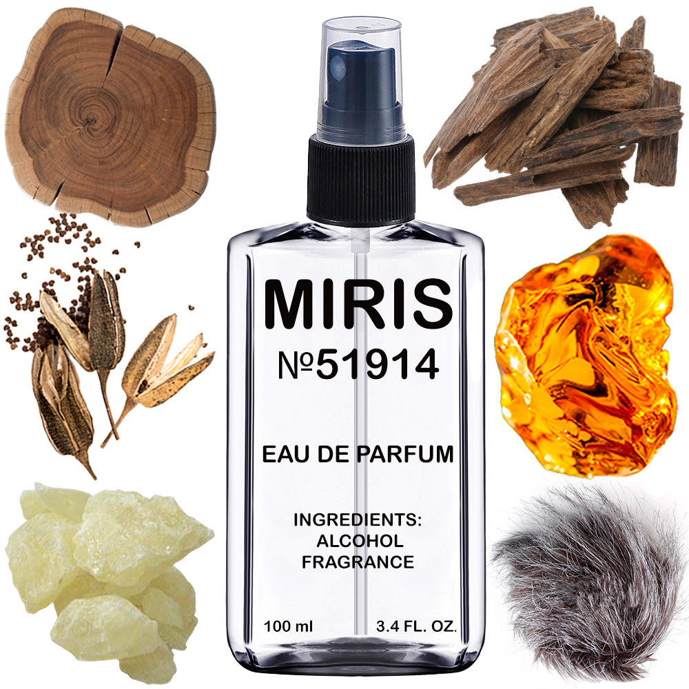 MIRIS No. 51914, Pur Oud, Longue duree Unisexe Eau de Parfum pour Femme et Homme, Vaporisateur 100 ml