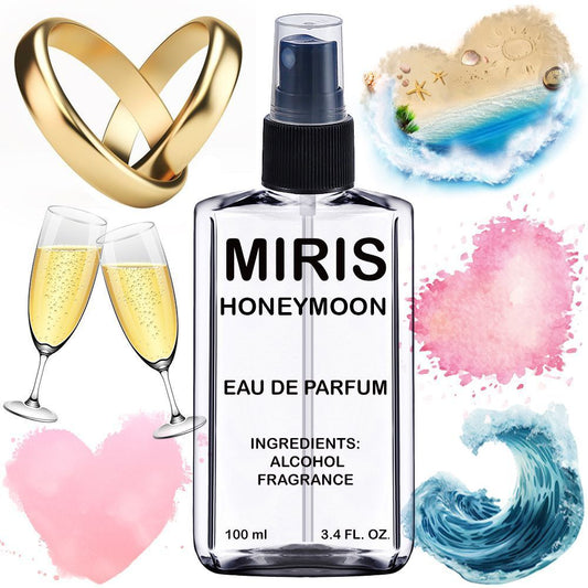 MIRIS Honeymoon, Longue duree Unisexe Eau de Parfum pour Femme et Homme, Vaporisateur 100 ml