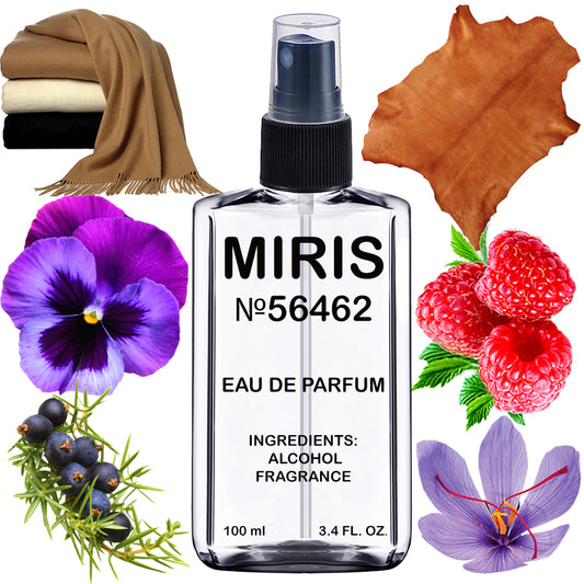 MIRIS No. 56462, Black Saffron, Long-Lasting Unisex Eau de Parfum for Women & Men, Spray 100 ml