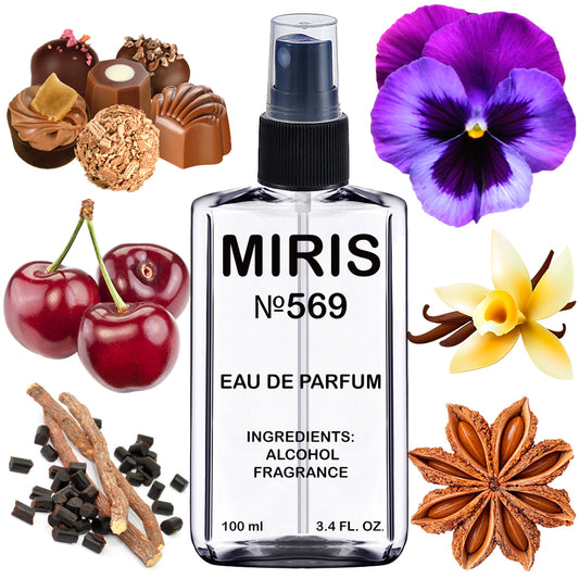 MIRIS No. 569, Loli Lempi, Long-Lasting Eau de Parfum for Women, Spray 100 ml