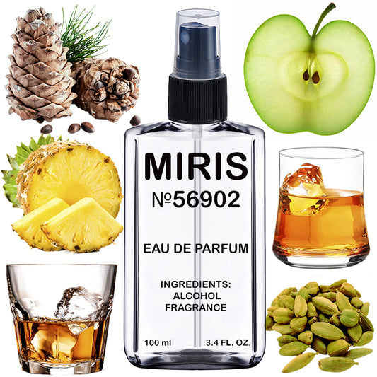 MIRIS No. 56902, Apple Brandi On Ze Rocks, Longue duree Unisexe Eau de Parfum pour Femme et Homme, Vaporisateur 100 ml