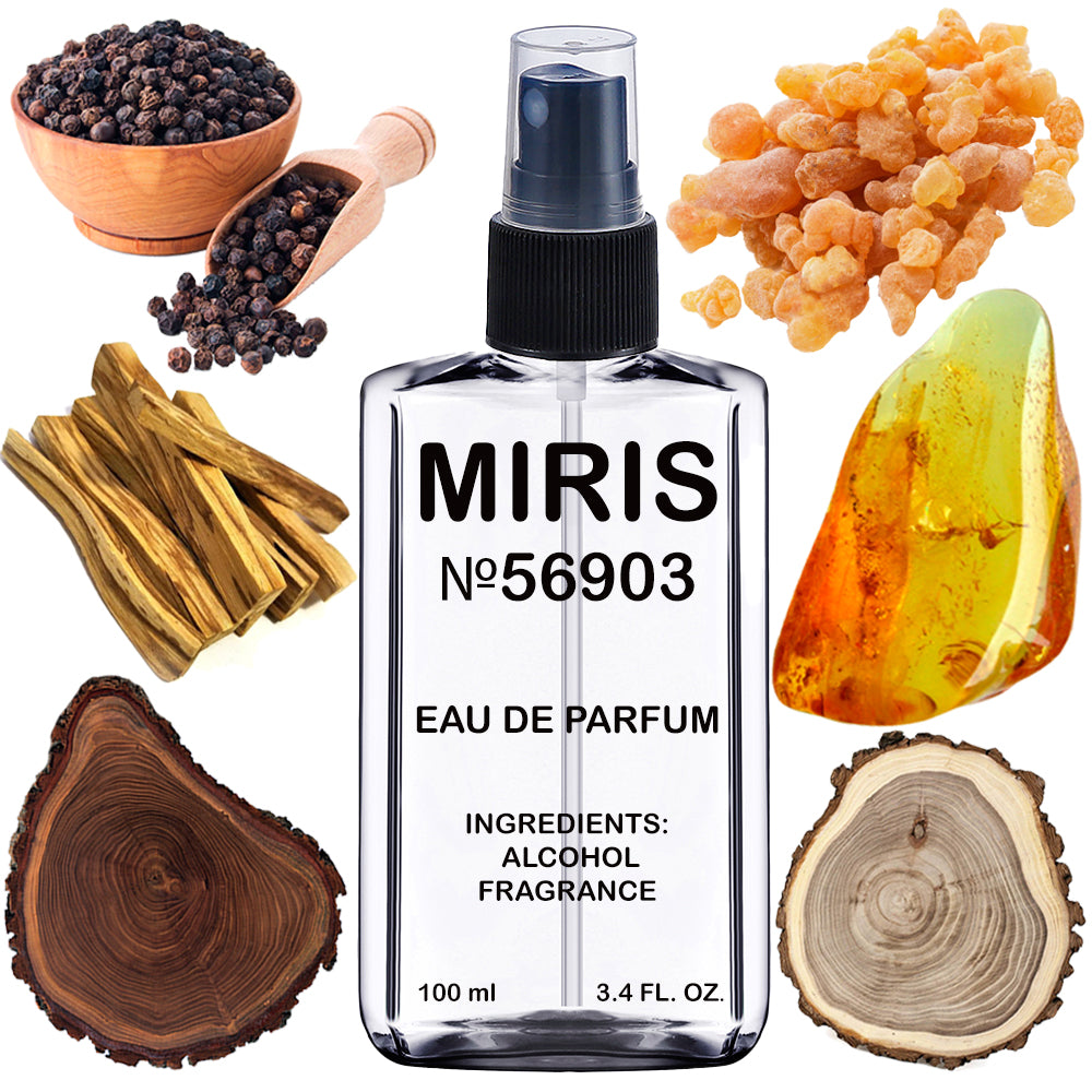 MIRIS No. 56903, Ebene Fume, Longue duree Unisexe Eau de Parfum pour Femme et Homme, Vaporisateur 100 ml