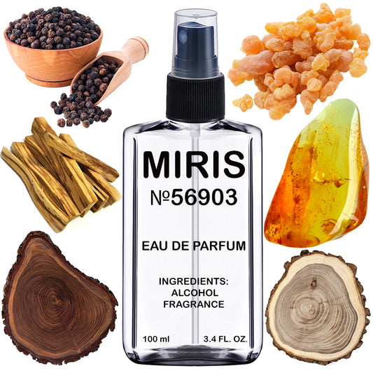 MIRIS No. 56903, Ebene Fume, Longue duree Unisexe Eau de Parfum pour Femme et Homme, Vaporisateur 100 ml