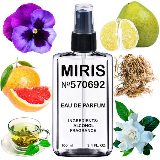MIRIS No. 570692, Pomelo Sorrento, Longue duree Unisexe Eau de Parfum pour Femme et Homme, Vaporisateur 100 ml