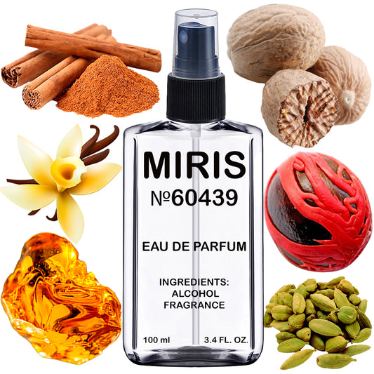 MIRIS No. 60439, L'Eau D'Ambre Extreme, Longue duree Unisexe Eau de Parfum pour Femme et Homme, Vaporisateur 100 ml