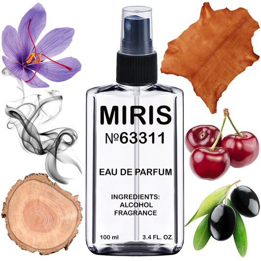 MIRIS No. 63311, Cherry Smoke, Longue duree Unisexe Eau de Parfum pour Femme et Homme, Vaporisateur 100 ml