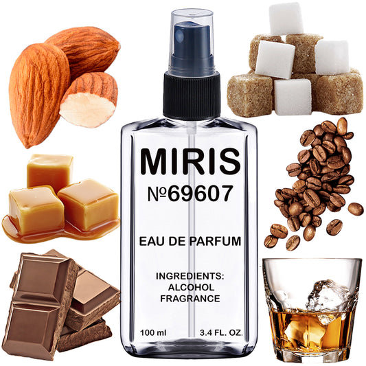 MIRIS No. 69607, Blak Fantom, Long-Lasting Unisex Eau de Parfum for Women & Men, Spray 100 ml