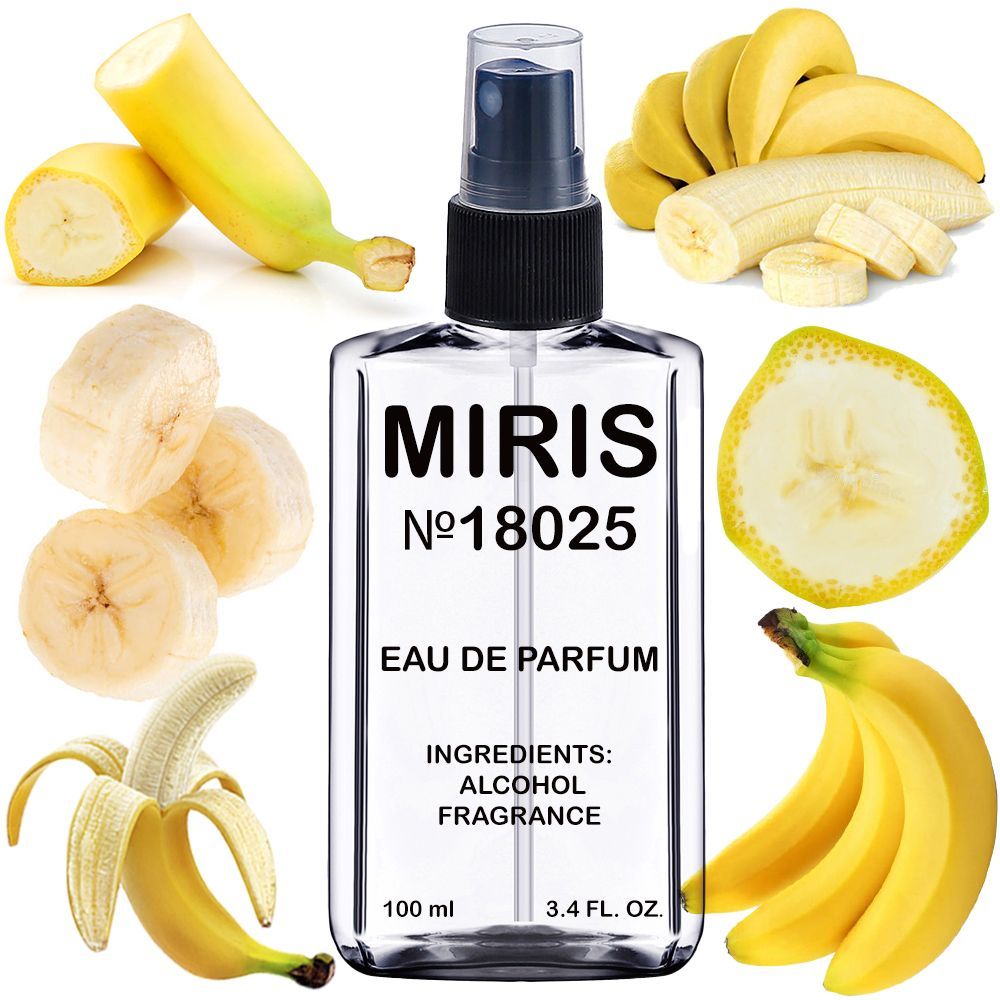 MIRIS No. 18025 Banane, Long-Lasting Unisex Eau de Parfum for Women & Men, Spray 100 ml