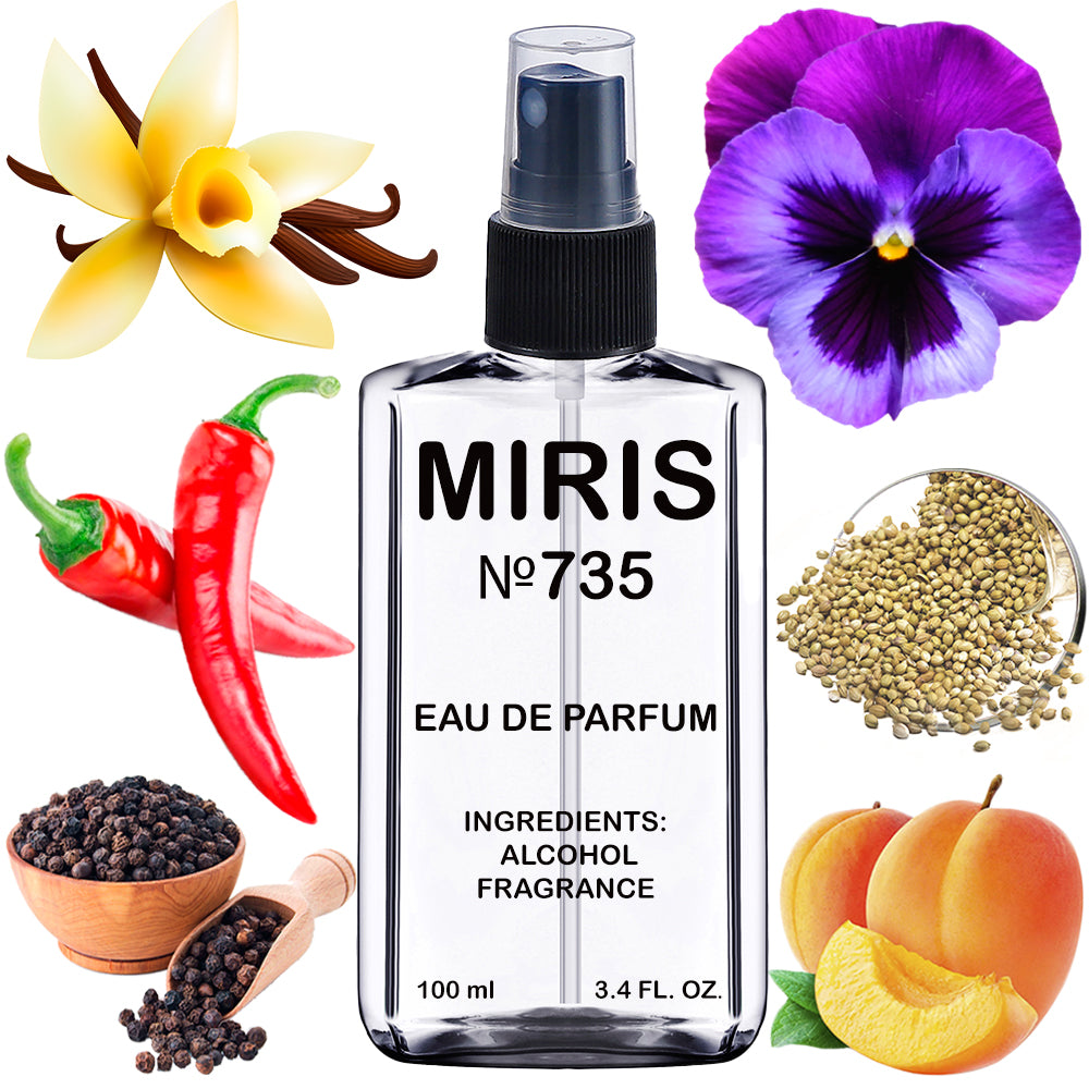 MIRIS No. 735, Ultaviole, Longue duree Eau de Parfum pour Femme, Vaporisateur 100 ml