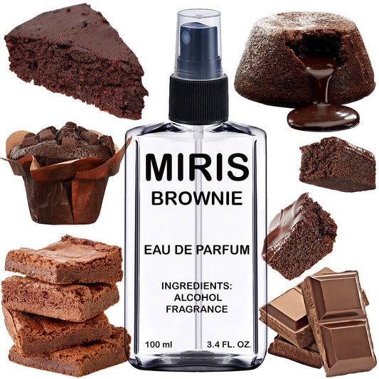 MIRIS Brownie, Longue duree Unisexe Eau de Parfum pour Femme et Homme, Vaporisateur 100 ml