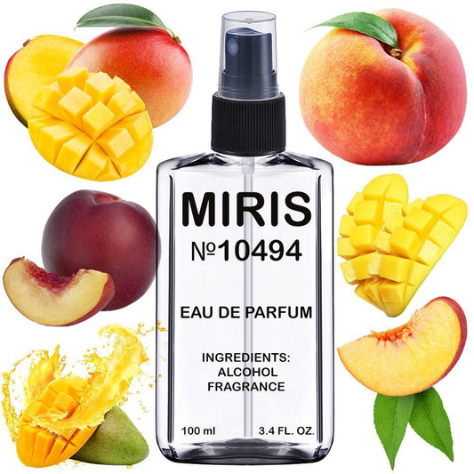 MIRIS No. 10494 Mango Peach, Longue duree Unisexe Eau de Parfum pour Femme et Homme, Vaporisateur 100 ml