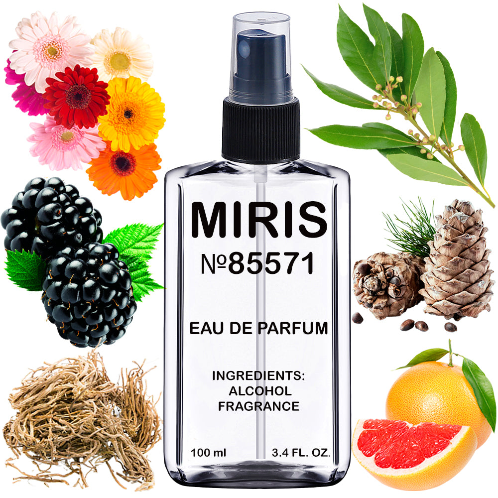 MIRIS No. 85571, Blackbe Bay, Longue duree Unisexe Eau de Parfum pour Femme et Homme, Vaporisateur 100 ml