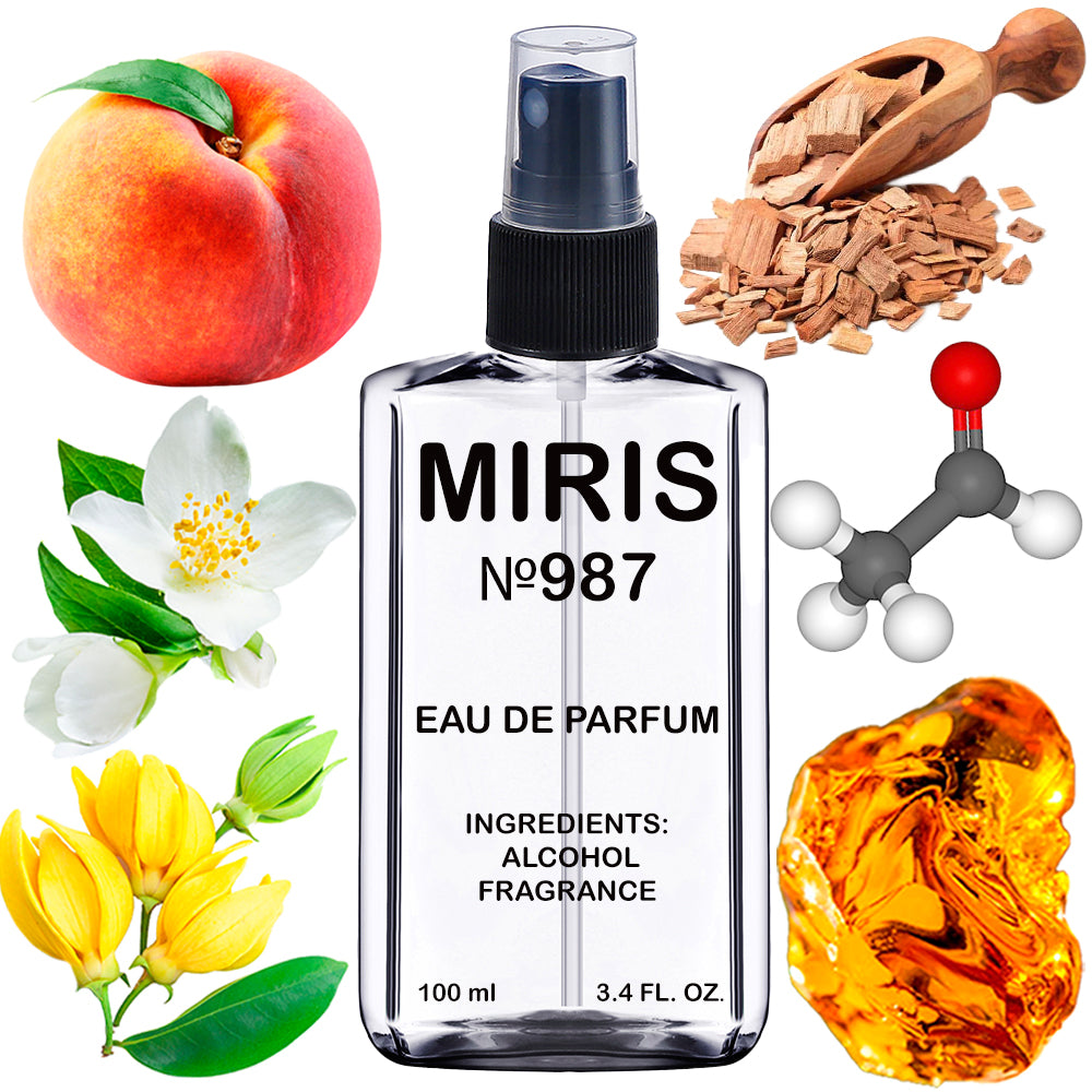 MIRIS No. 987, Eklat Arpej Night, Longue duree Eau de Parfum pour Femme, Vaporisateur 100 ml