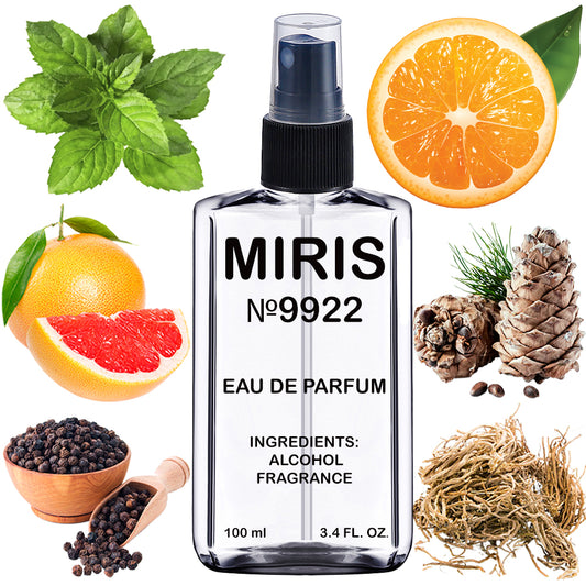 MIRIS No. 9922, Tere, Long-Lasting Eau de Parfum for Men, Spray 100 ml