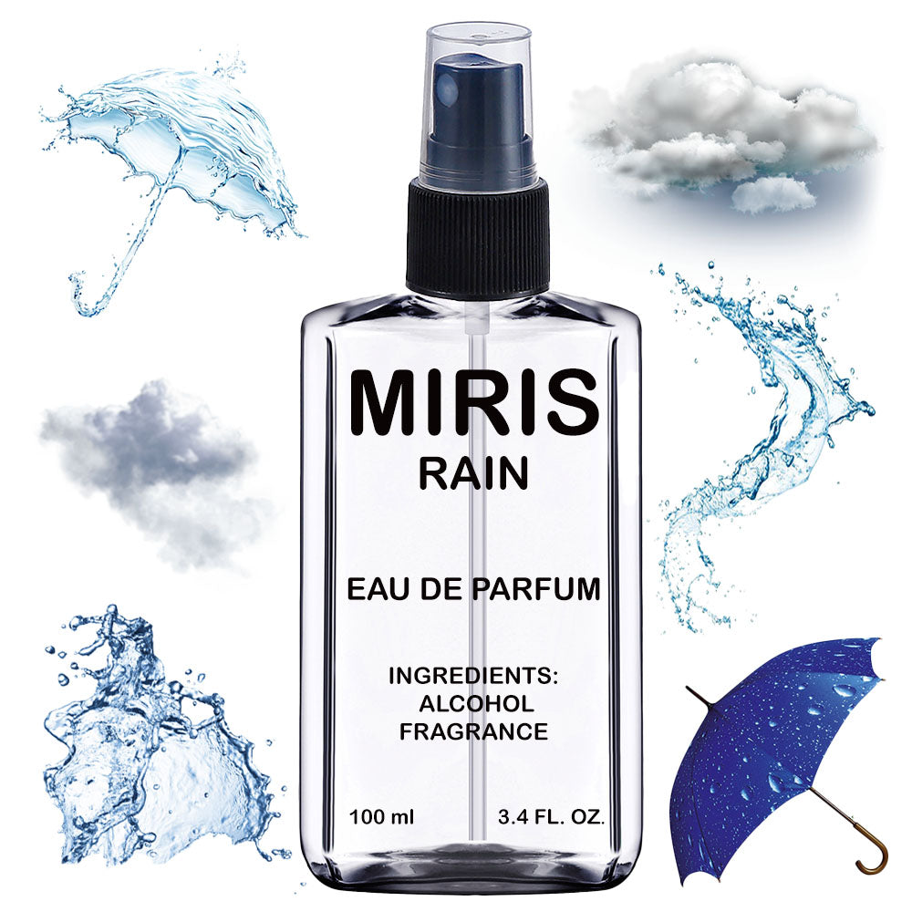MIRIS Rain, Longue duree Unisexe Eau de Parfum pour Femme et Homme, Vaporisateur 100 ml