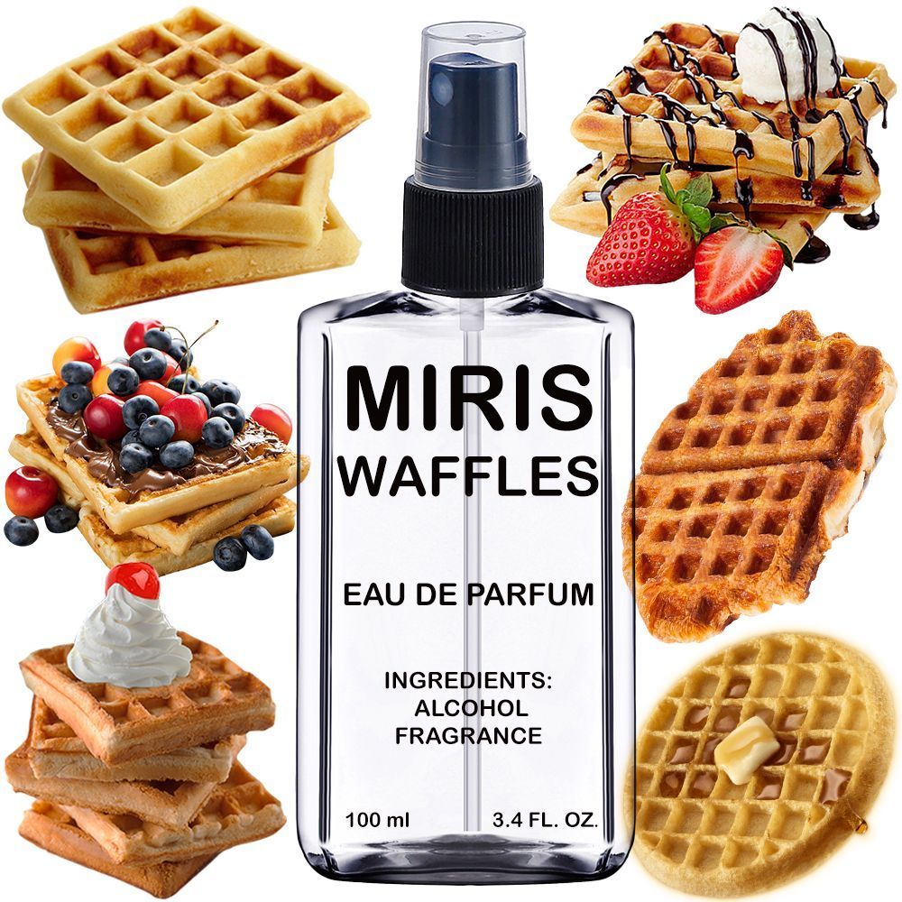 MIRIS Waffles, Longue duree Unisexe Eau de Parfum pour Femme et Homme, Vaporisateur 100 ml