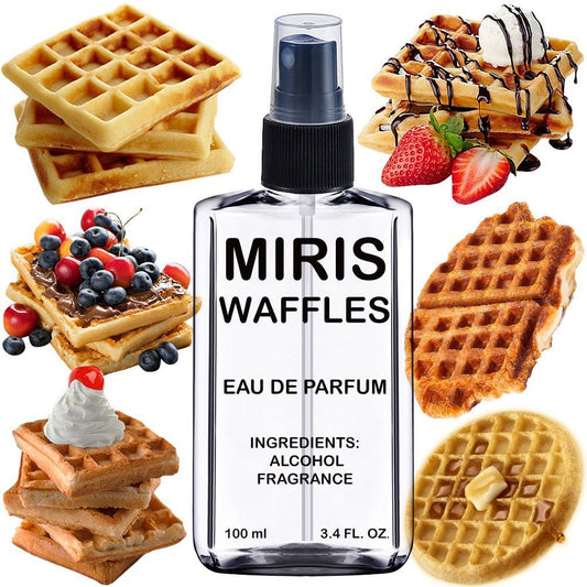 MIRIS Waffles, Longue duree Unisexe Eau de Parfum pour Femme et Homme, Vaporisateur 100 ml