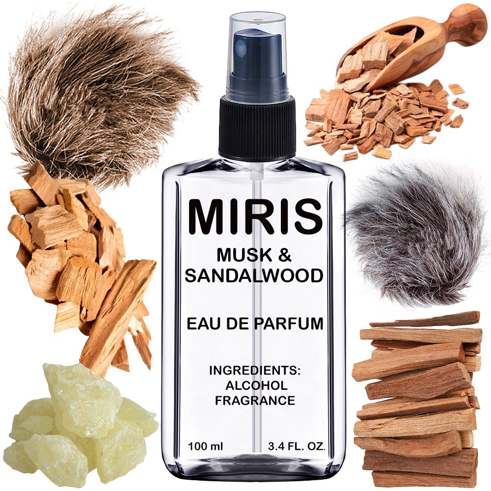MIRIS Musk & Sandalwood, langanhaltender Duft, Unisex fur Damen und Herren Eau de Parfum, Spray 100 ml